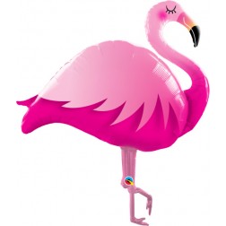 Supershape foil balloon - Pink Flamingo