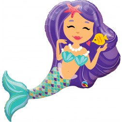 Supershape foil balloon - Enchanting mermaid