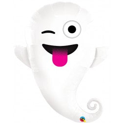 Supershape foil balloon - Emotican ghost