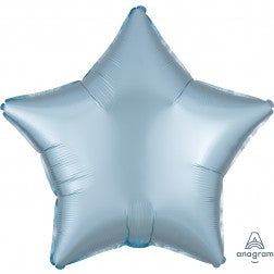 Satin luxe star - pastel blue