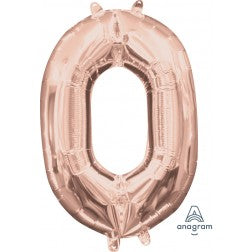 16 inch rose gold air fill numbers - DOES NOT TAKE HELIUM