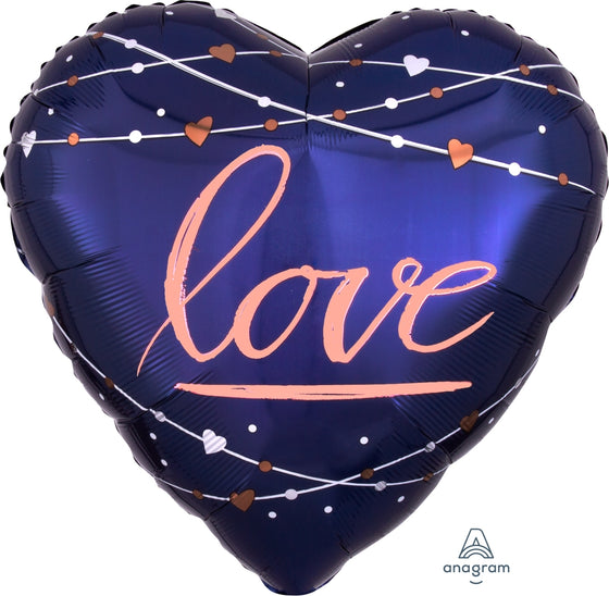 Supershape foil balloon - Navy love