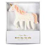 Unicorn candle - Meri Meri