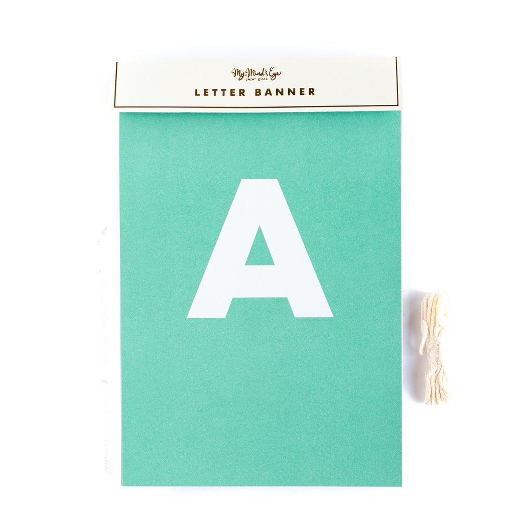 Letter banner - personalize