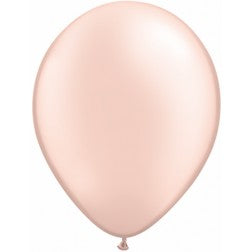 Helium inflated 11” balloon - pastel pearl peach