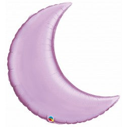 Supershape foil balloon - Lavender crescent moon