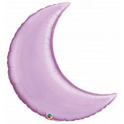 Supershape foil balloon - Lavender crescent moon