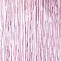 Matt pink fringe curtain