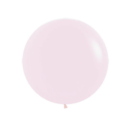 Helium inflated 18” balloon - matte pastel - 5 shades