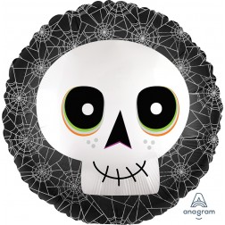 Satin infused Halloween skull