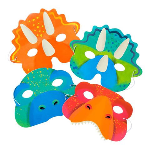 Party dinosaur masks