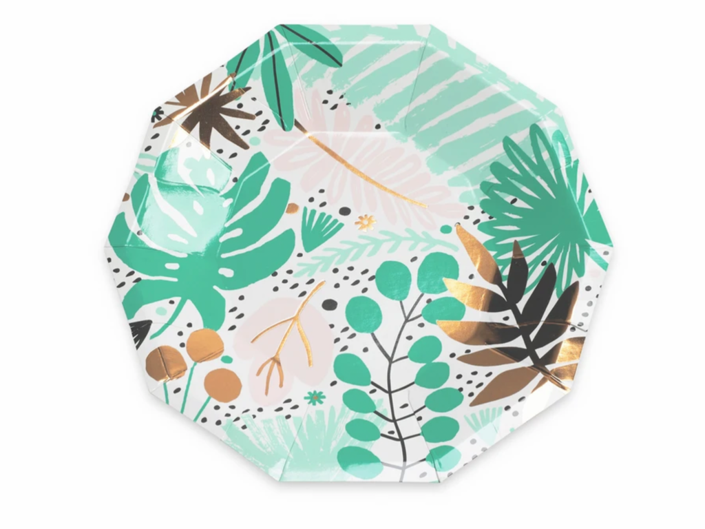 Tropicale dessert plates