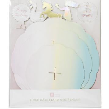 *HALF PRICE* 3 tier cake stand - unicorn, mermaid, swan