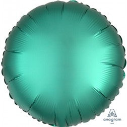 Satin luxe circle - jade