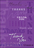 *SALE* Purple thanks