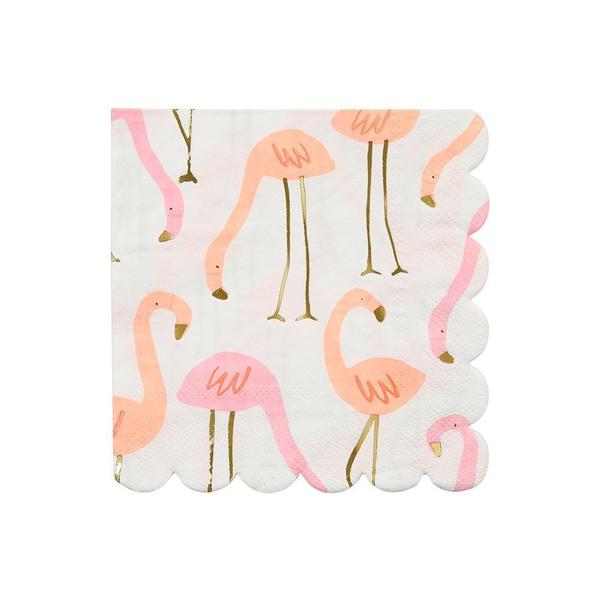 Flamingo small napkins - Meri Meri