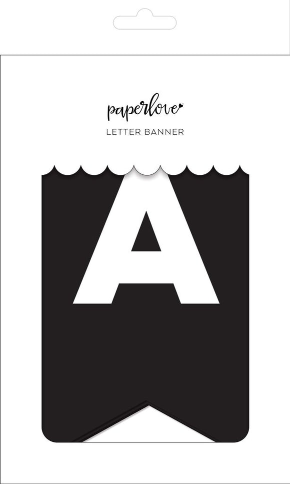 Onyx letter banner - personalize