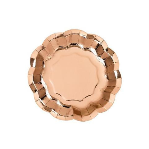 Rose gold plates