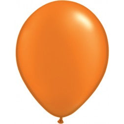 Helium inflated 11” balloon - Pearl mandarin