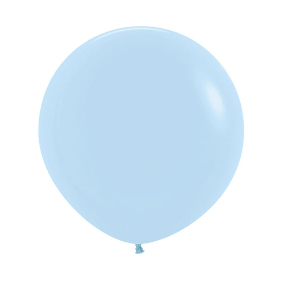 Helium inflated 18” balloon - matte pastel - 5 shades
