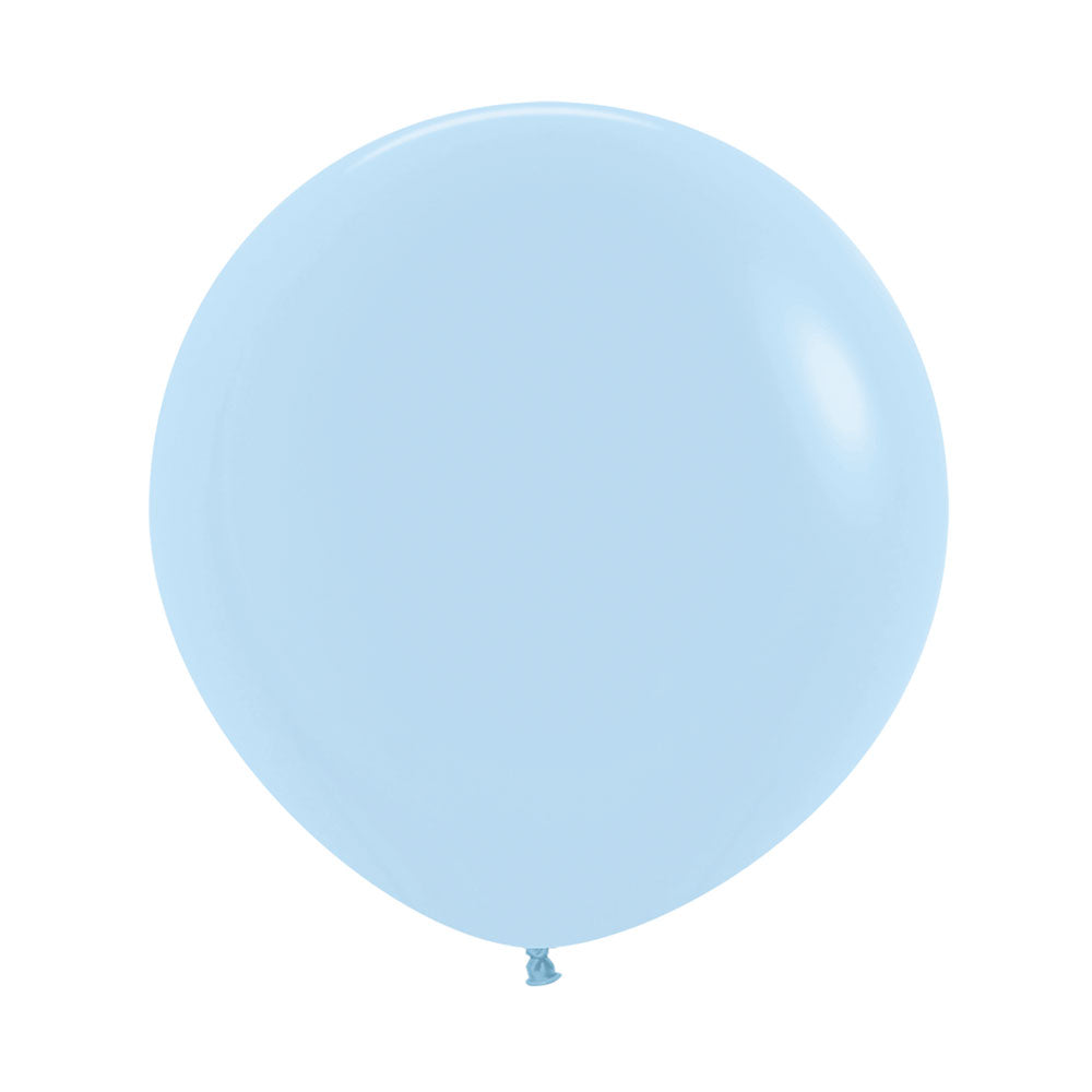 Helium inflated 18” balloon - matte pastel - 5 shades