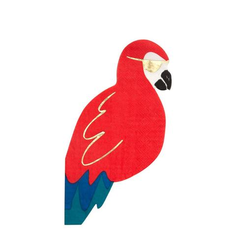Pirate parrot napkins- Meri Meri