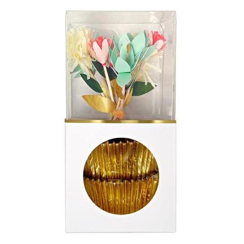 Flower bouquet cupcake kit - Meri Meri