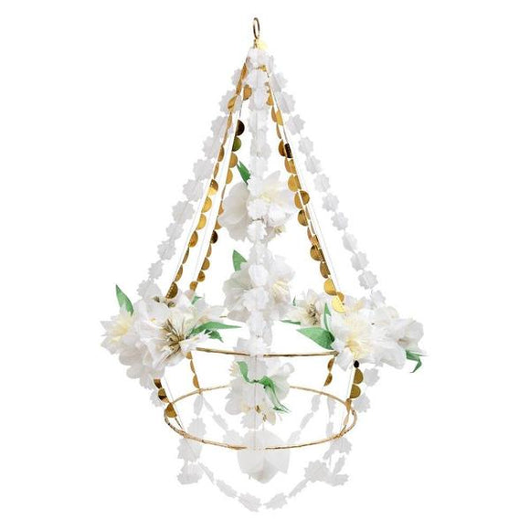 White blossom chandelier - Meri Meri