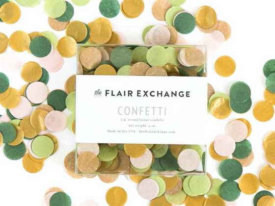The flair exchange confetti - Frond