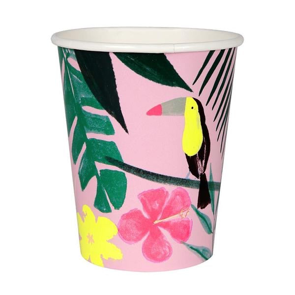 Pink tropical cups - Meri Meri