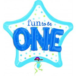 Supershape foil balloon - fun to be one 3D supershape