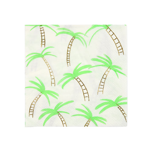 *SALE* Palm Tree Napkins Small - Meri Meri