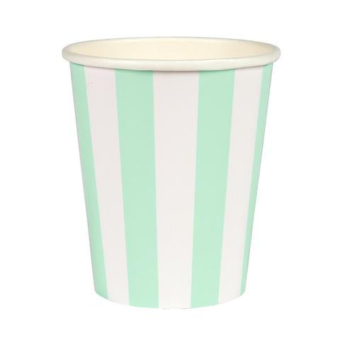 Mint striped cup - Meri Meri