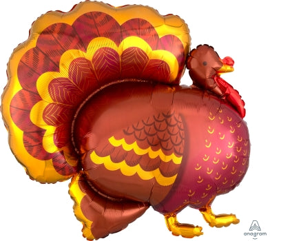 Supershape foil balloon - Fancy turkey