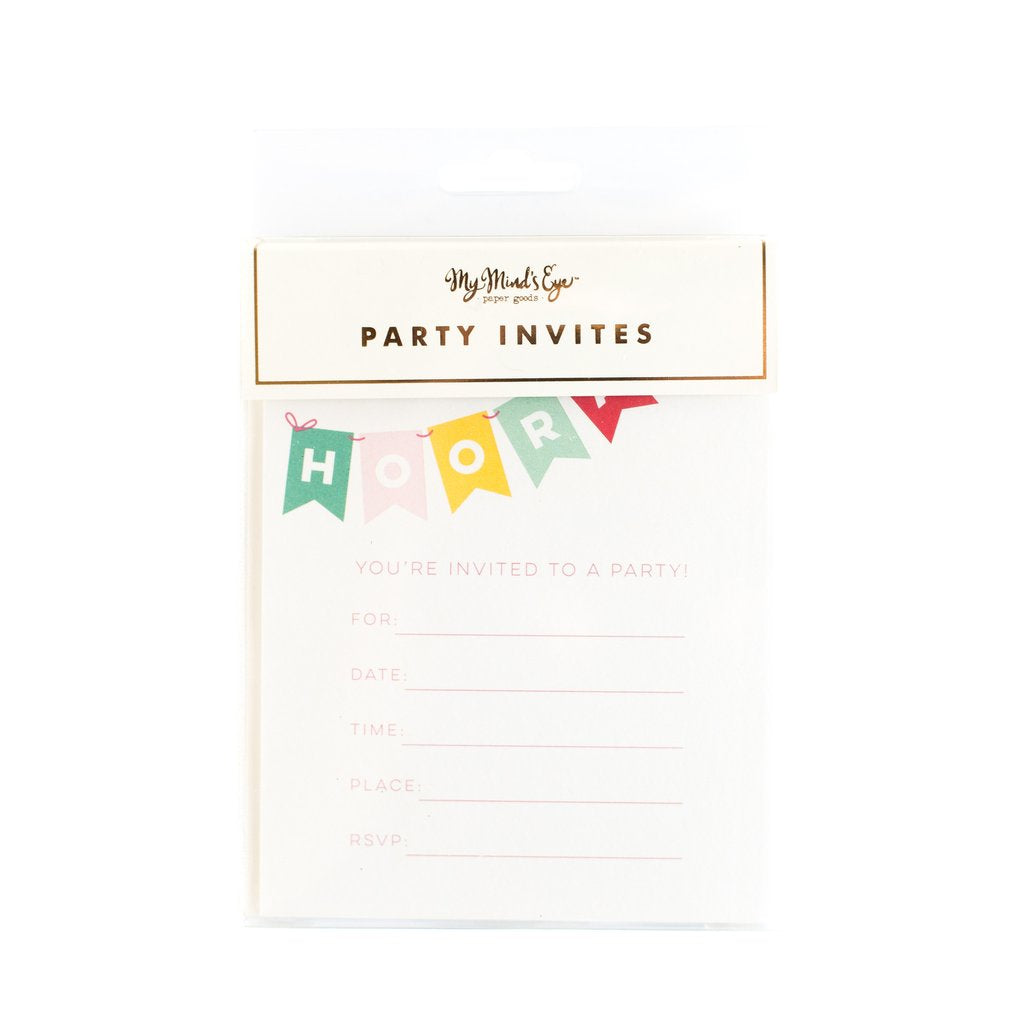 Hooray invitations