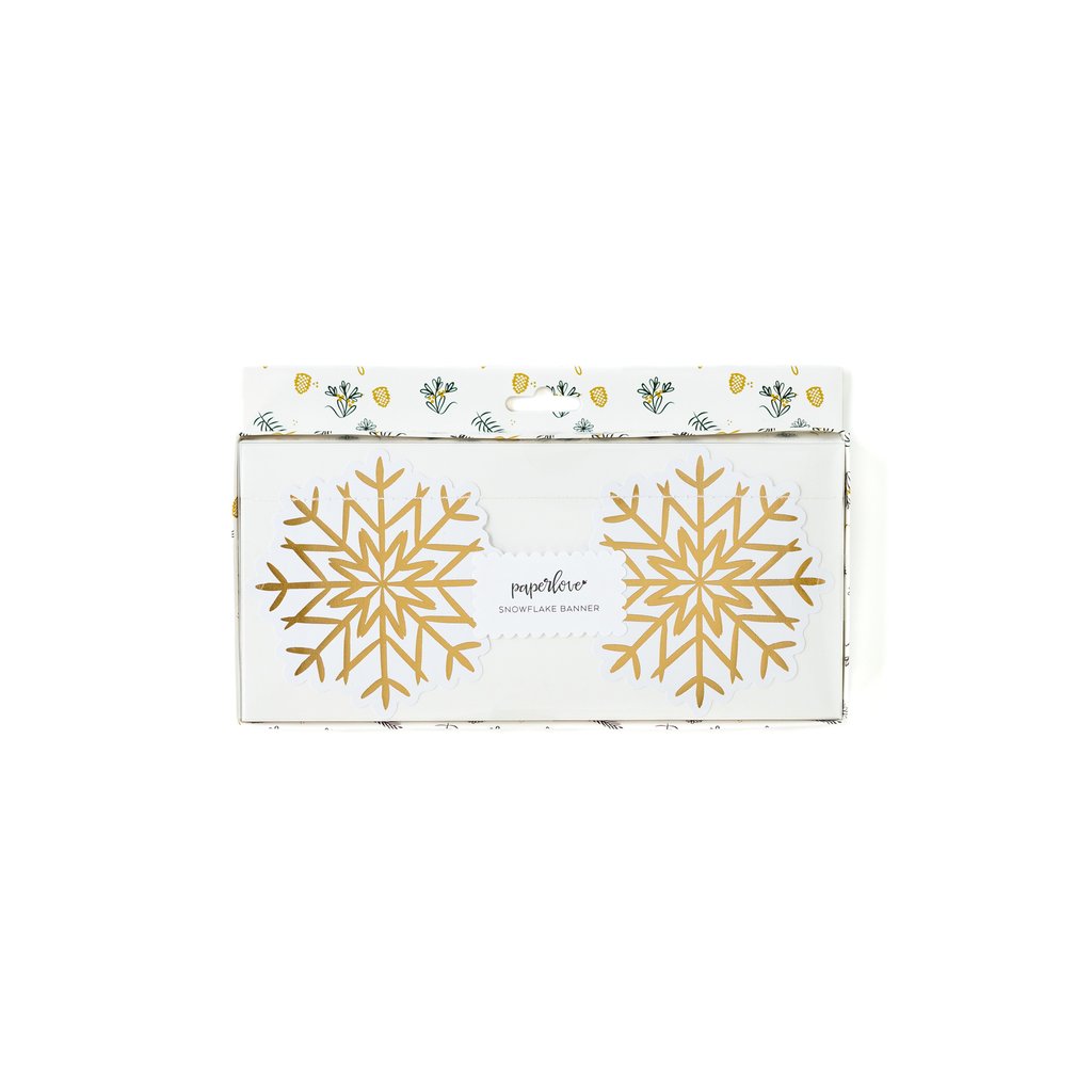 *HALF PRICE* Snowflake banner