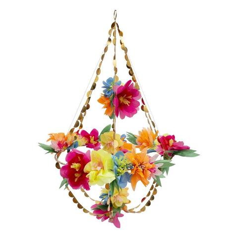 Bright blossom floral chandelier - Meri Meri