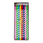 Bright striped candles - Meri Meri