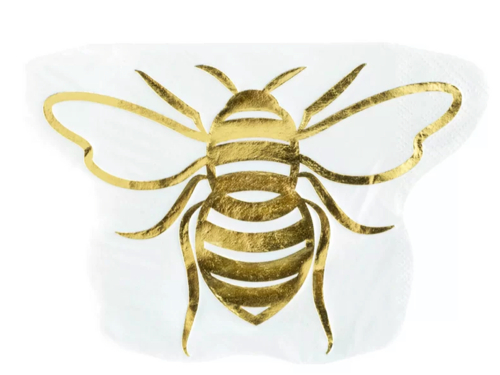 Hey Bae Bee die cut napkins