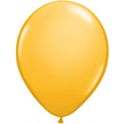 Helium inflated 11” balloon - Goldenrod