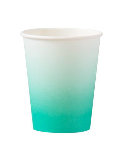 Oh happy day - teal ombre cups