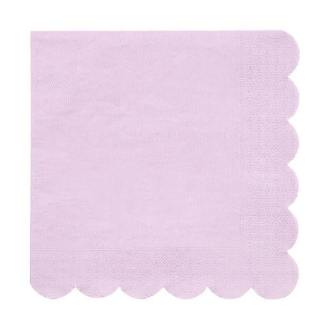 Large lilac napkins - Meri Meri