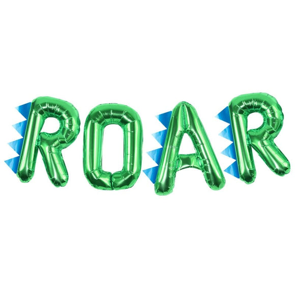 Air fill - ROAR balloon banner - DOES NOT TAKE HELIUM