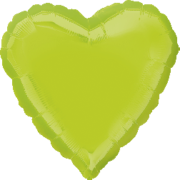 Heart - kiwi green