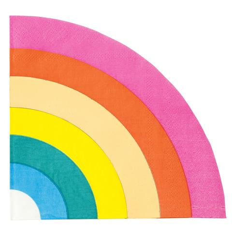 Rainbow shaped napkins