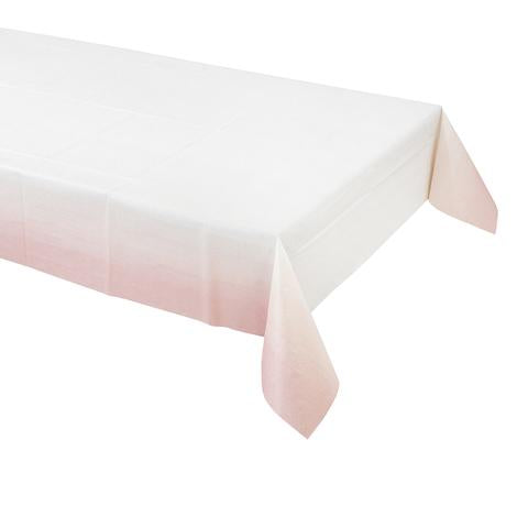 Pink ombré table cover