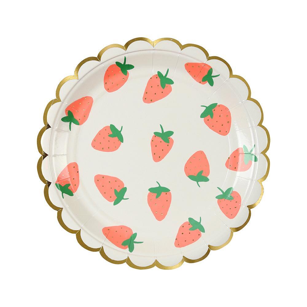 *SALE* Strawberry small plates - Meri Meri