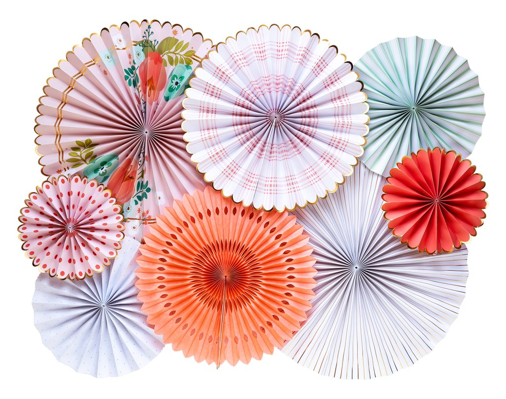 Garden party fans