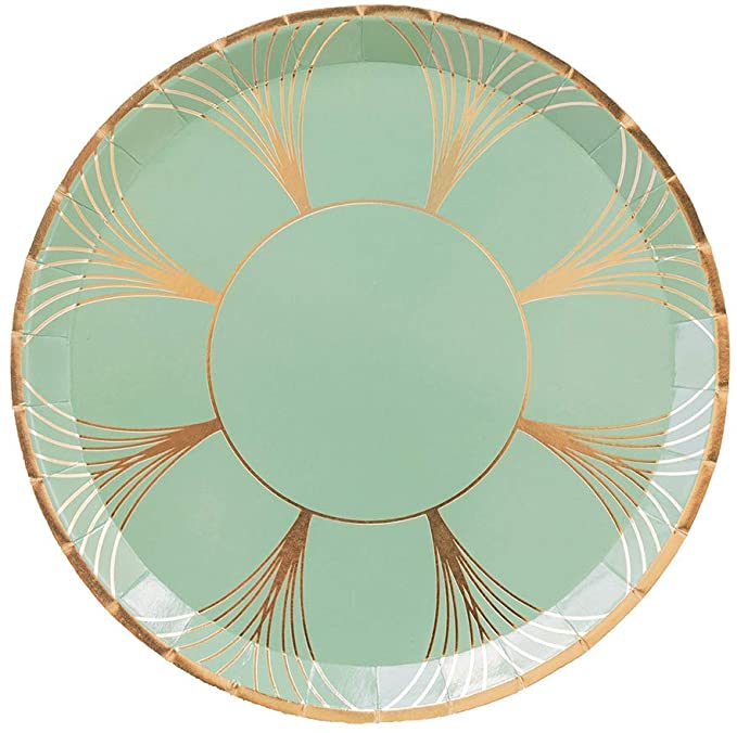 Sage green the Gatz dinner plates