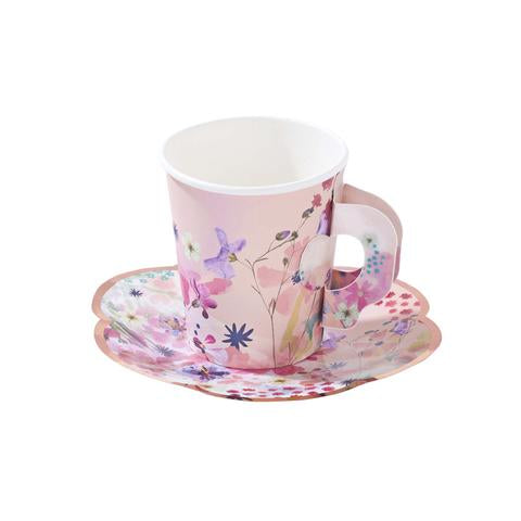 Blossom girls cups and saucers set